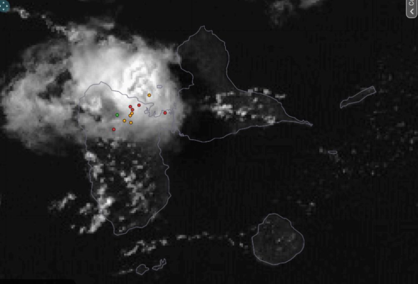 Orage quasi-stationnaire 