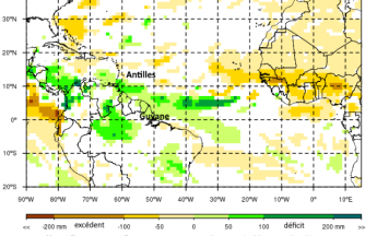 Tendance pluviométrique pour le trimestre de septembre à novembre 2020