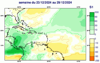 Prévision pour la semaine du 23 au 29 décembre 2024