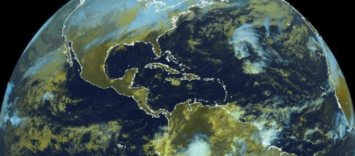 Image du satellite GOES 16 du 22/02/2022