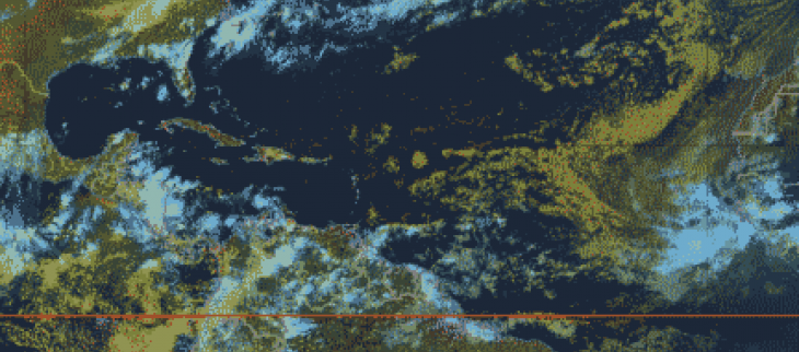 Image du satellite GOES-16 du 18/07/2022