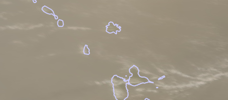 Image METEO SAT le 11/09 avec un temps très brumeux