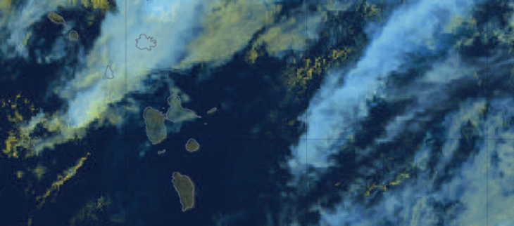 Images colorées du GOES le 18 novembre à 06 UTC