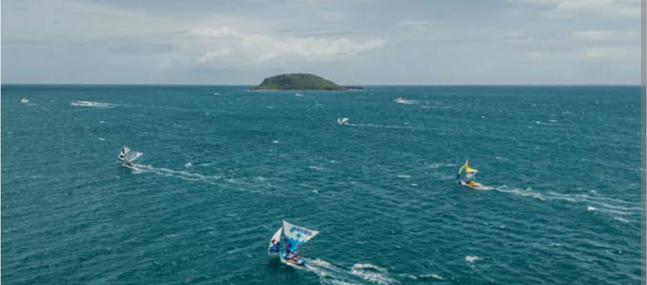 Journée du 06 juillet voilée et ventée pour l'étape 3 du traditour 2026, arrivée Deshaies
