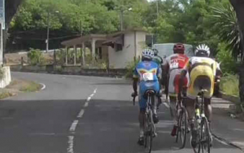 cycliste en Guadeloupe en août 2023