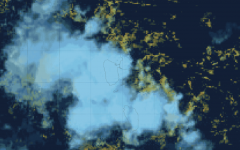 Images colorées du satellite GOES 28 août à 18 UTC