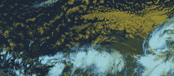 GOES16 image du 18/08/2023 à 00h00 UTC