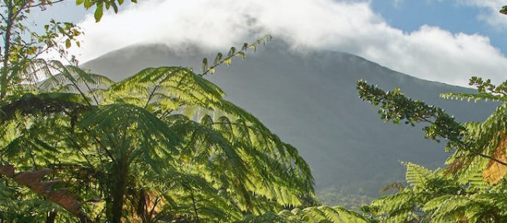 La soufrière vue du Carbet - mai 2023