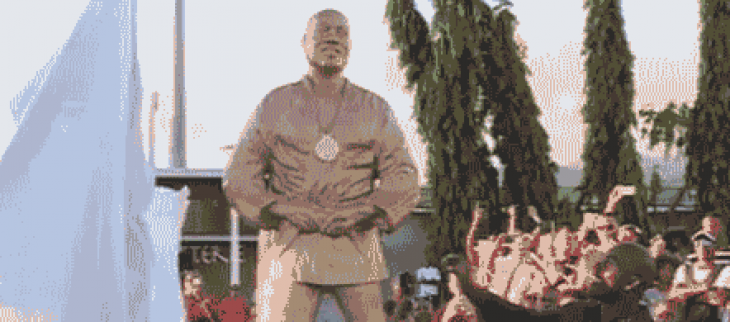 Statue Teddy Riner à Vx-Habitants 