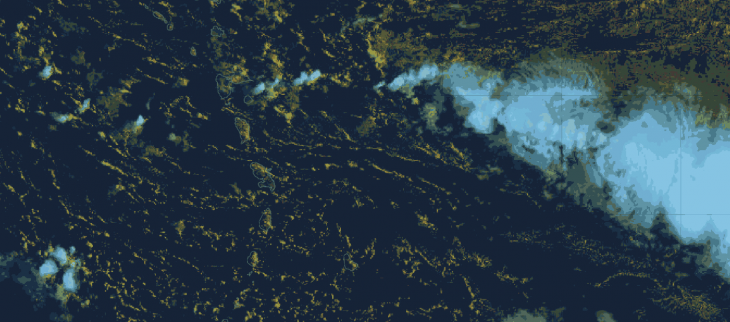 image du GOES16 le 22 août 2024 à 2h locales