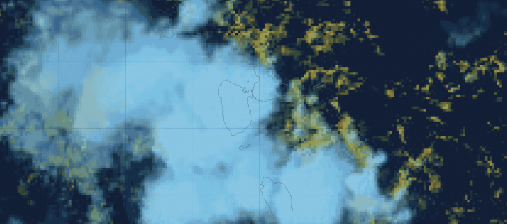 Images colorées du satellite GOES 28 août à 18 UTC Images colorées du satellite GOES 28 août à 18 UTC