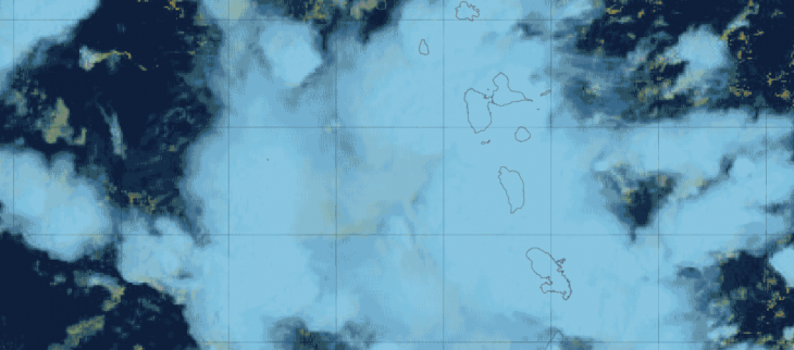 Images colorées du GOES le 26 septembre à 12 utc